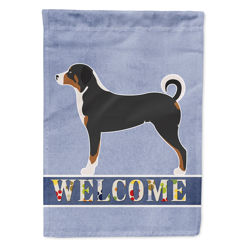 BB8288CHF Appenzeller Sennenhund Welcome Flag Canvas House Size