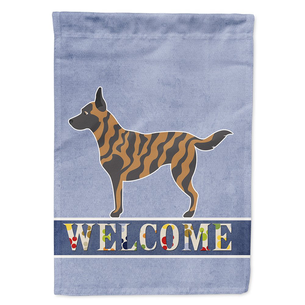 Dutch Shepherd Welcome Flag Canvas House Size