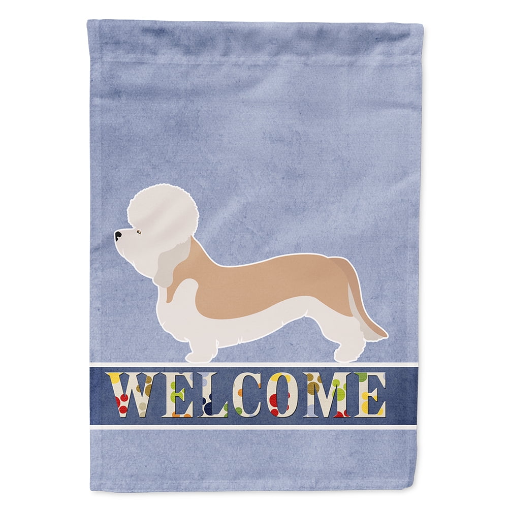 Dandie Dinmont Terrier Welcome Flag Canvas House Size