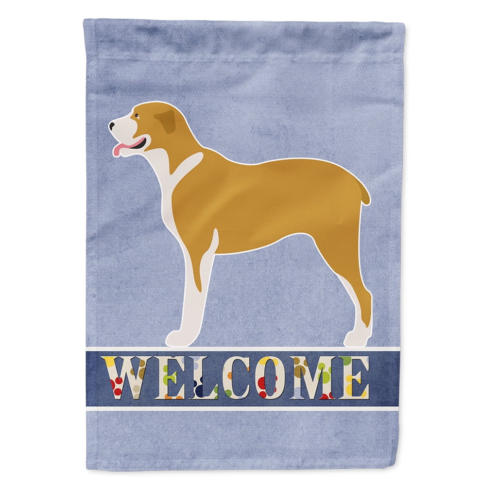 Belgium Mastiff Welcome Flag Canvas House Size