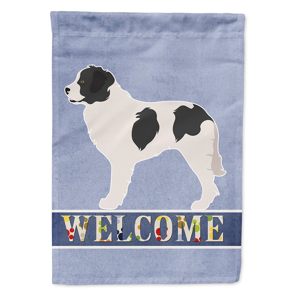 Landseer Welcome Flag Canvas House Size
