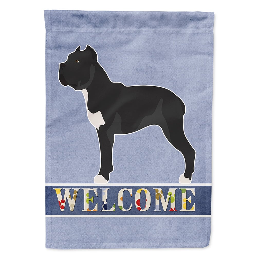 BB8345CHF Cane Corso Welcome Flag Canvas House Size