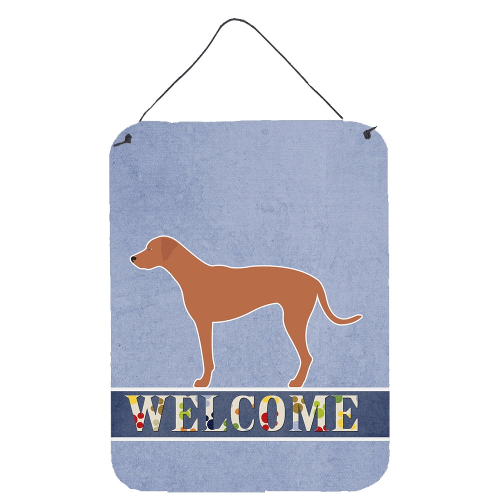 BB8277DS1216 Rhodesian Ridgeback Welcome Wall or Door Hanging Prints