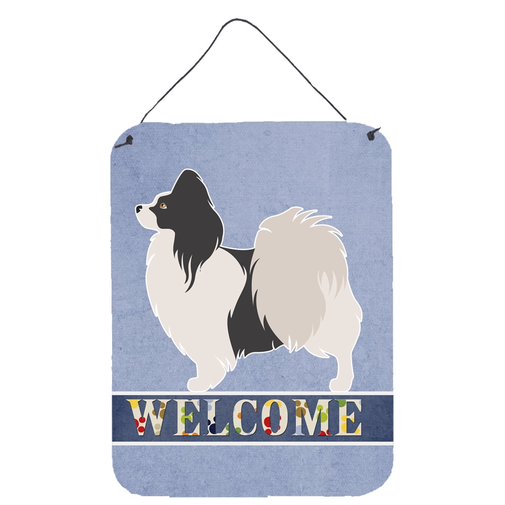 Papillon Welcome Wall or Door Hanging Prints - Multi - 12 x 16 in.