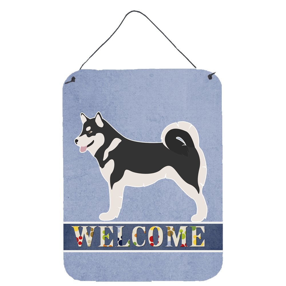 Alaskan Malamute Welcome Wall or Door Hanging Prints