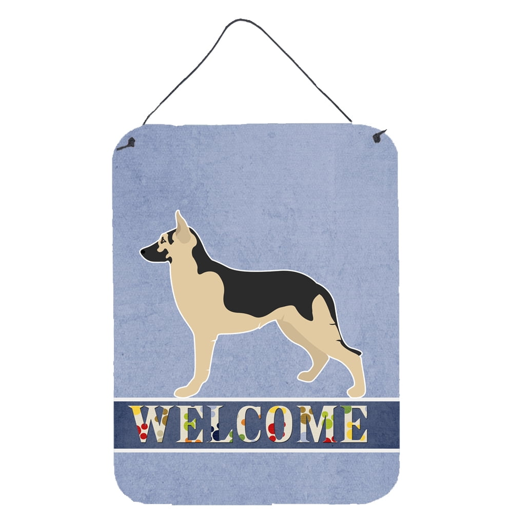 BB8330DS1216 German Shepherd Welcome Wall or Door Hanging Prints