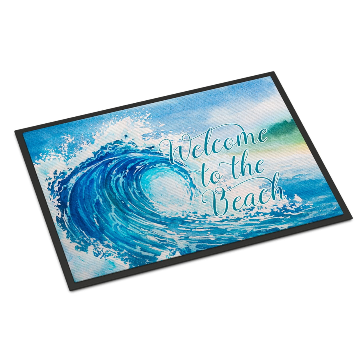 BB8529MAT Wave Welcome Indoor or Outdoor Mat - 18 x 27 in.