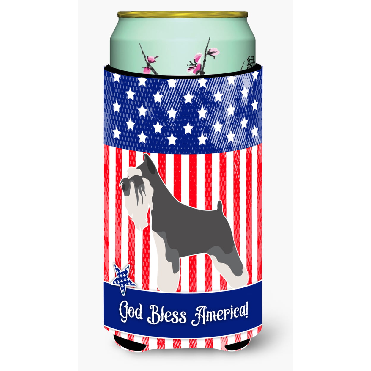 BB8379TBC Miniature Schnauzer American Tall Boy Beverage Insulator Hugger