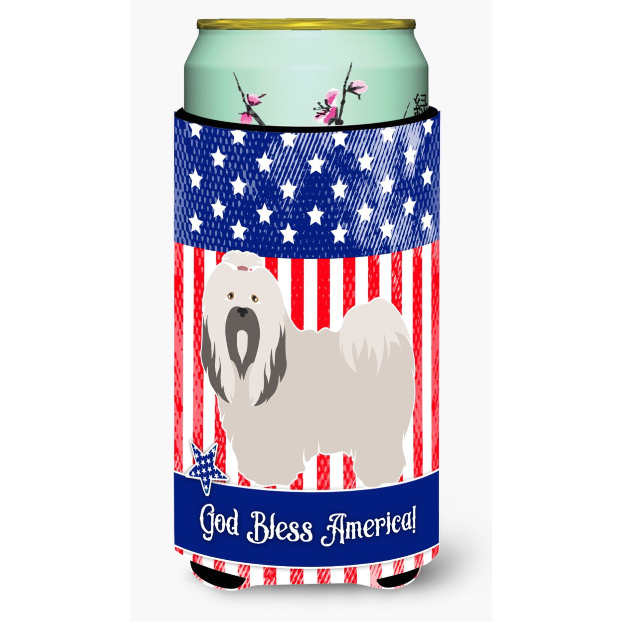 BB8400TBC Lhasa Apso American Tall Boy Beverage Insulator Hugger