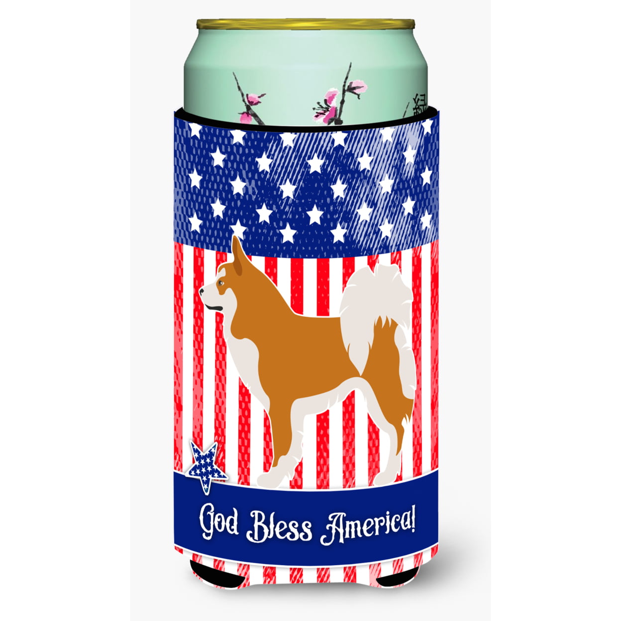 BB8421TBC Icelandic Sheepdog American Tall Boy Beverage Insulator Hugger