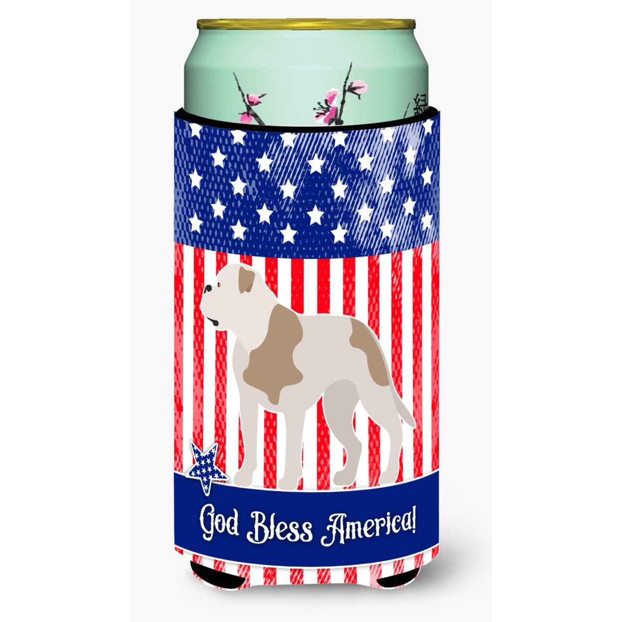 BB8429TBC American Bulldog American Tall Boy Beverage Insulator Hugger