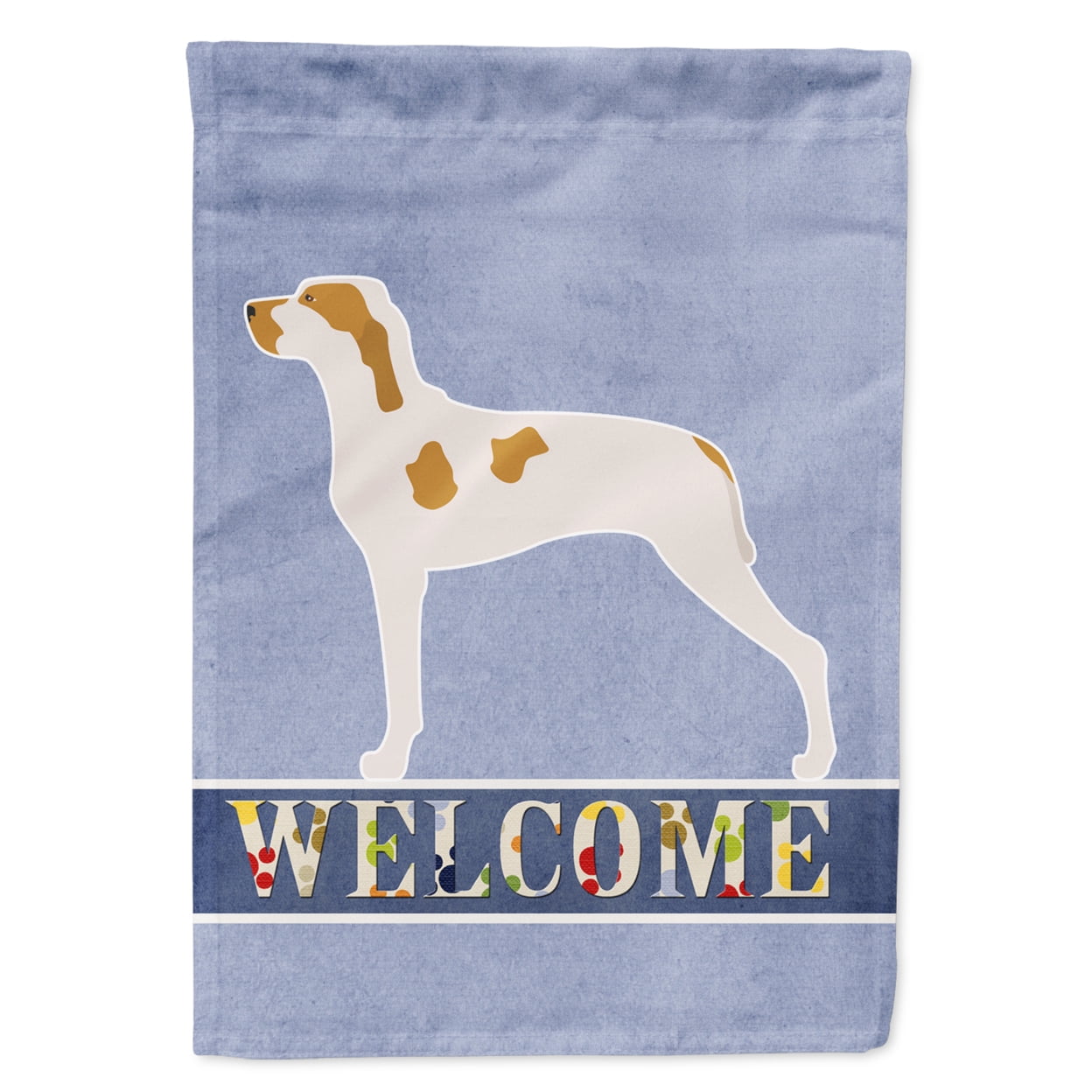 BB8272GF Ariege Pointer Welcome Flag Garden