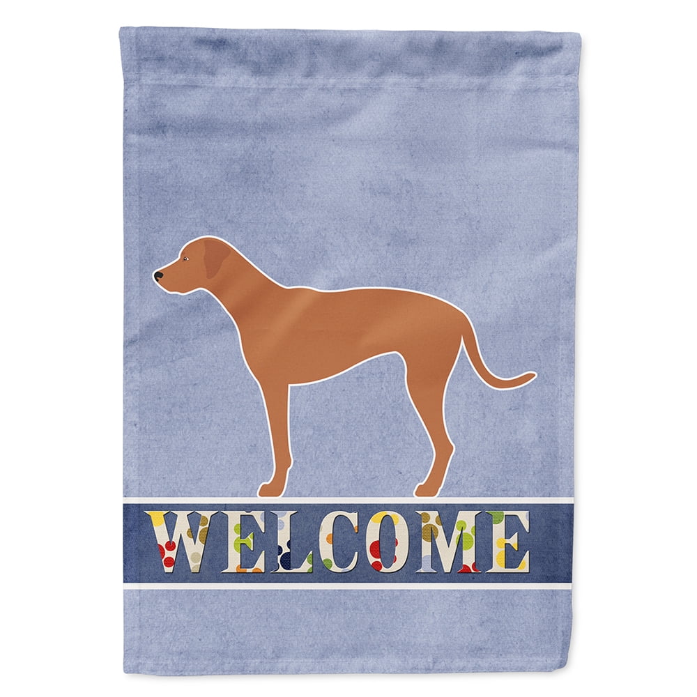 BB8277GF Rhodesian Ridgeback Welcome Flag Garden