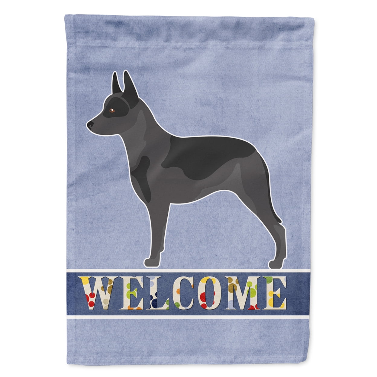 Australian Cattle Dog Welcome Flag Garden - Multi-Colored