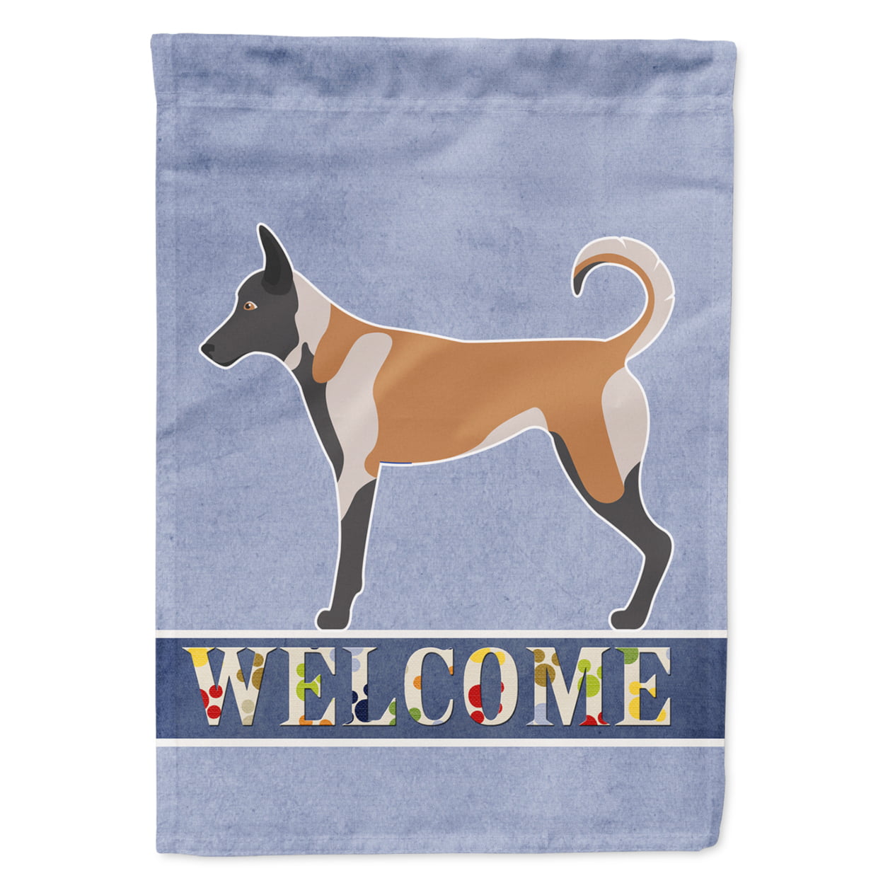 Malinois Welcome Flag Garden - Multi-Colored