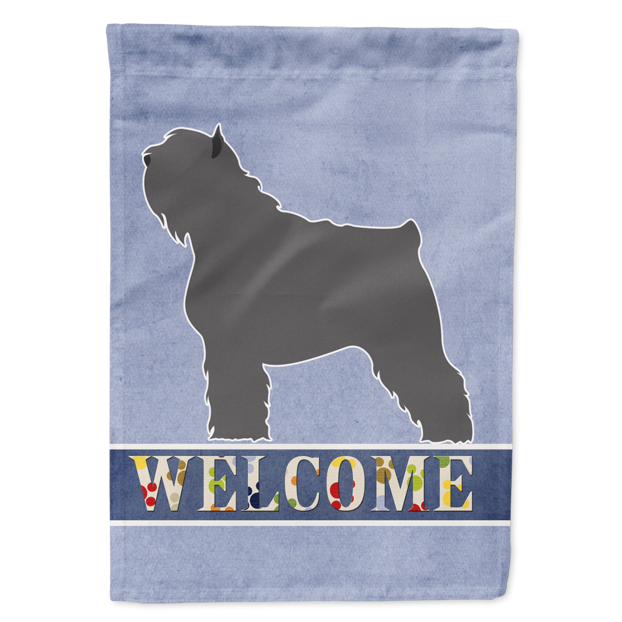 Bouvier des Flandres Welcome Flag Garden