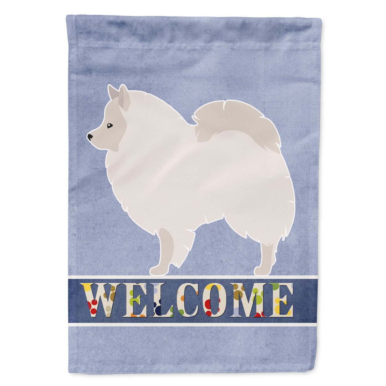 BB8317GF German Spitz Welcome Flag Garden
