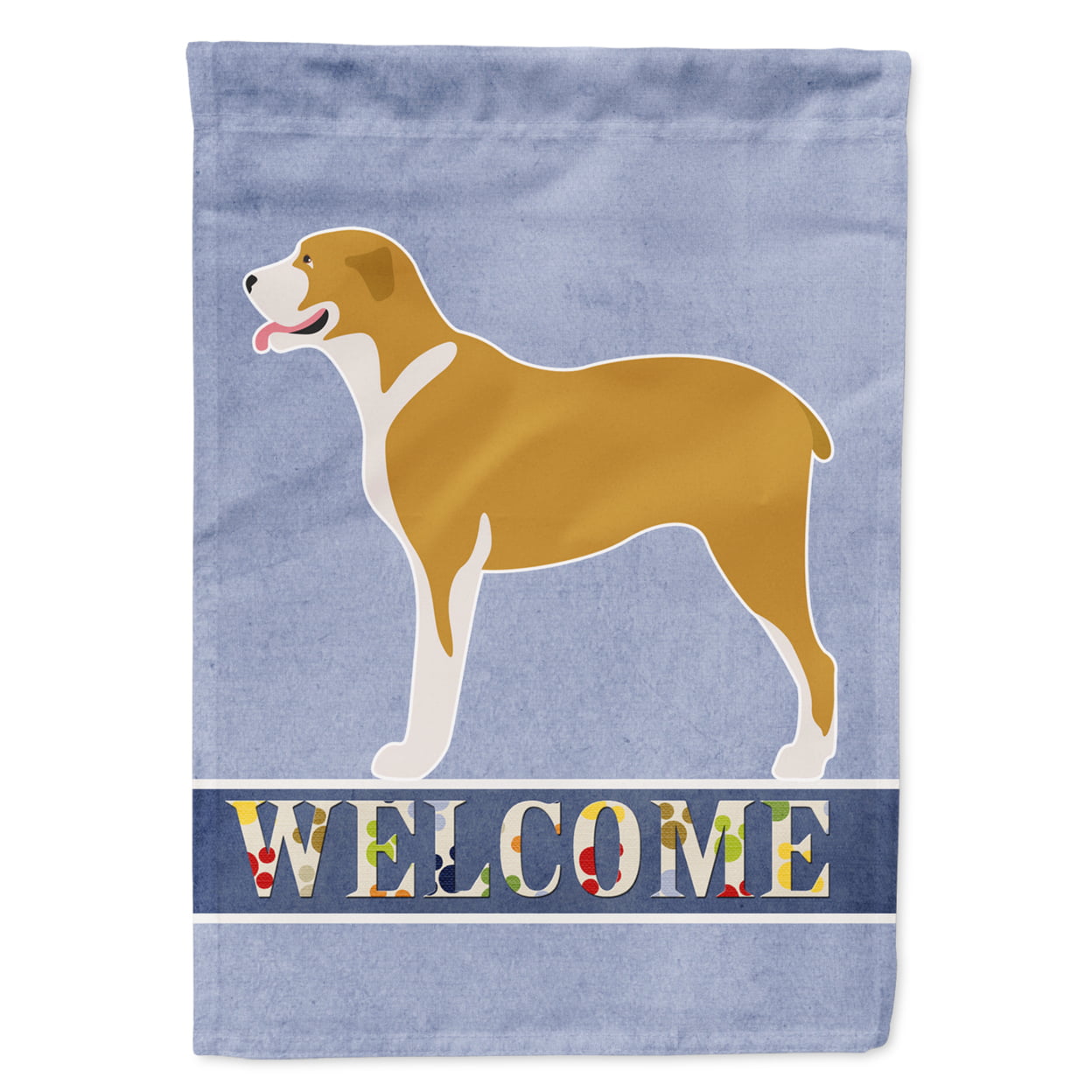 Belgium Mastiff Welcome Flag Garden - Multi-Colored