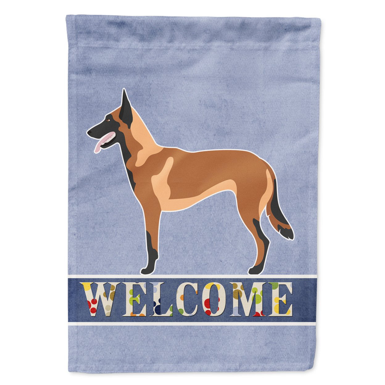 BB8332GF Malinois Belgian Shepherd Flag Garden