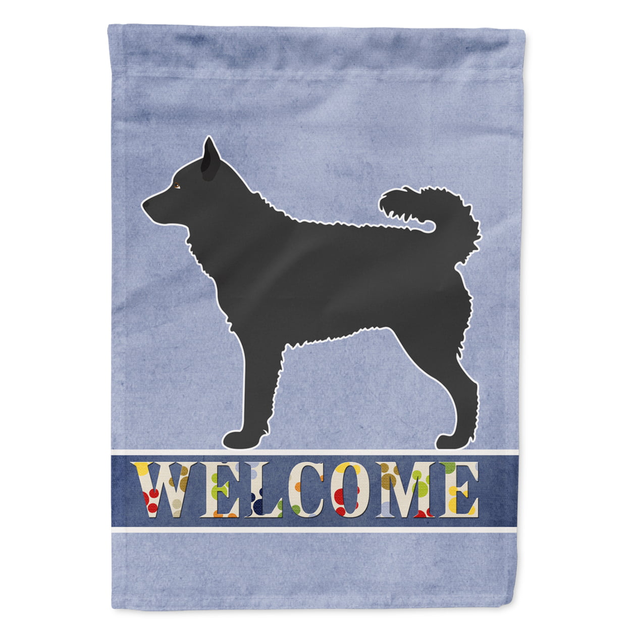 Mudi Welcome Flag Garden Size
