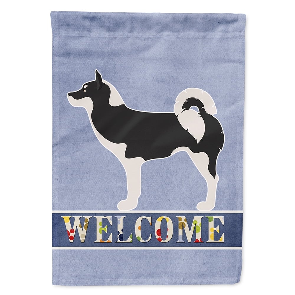 Greenland Dog Welcome Flag Garden Size