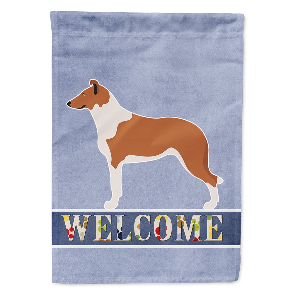 Smooth Collie Welcome Flag Garden Size