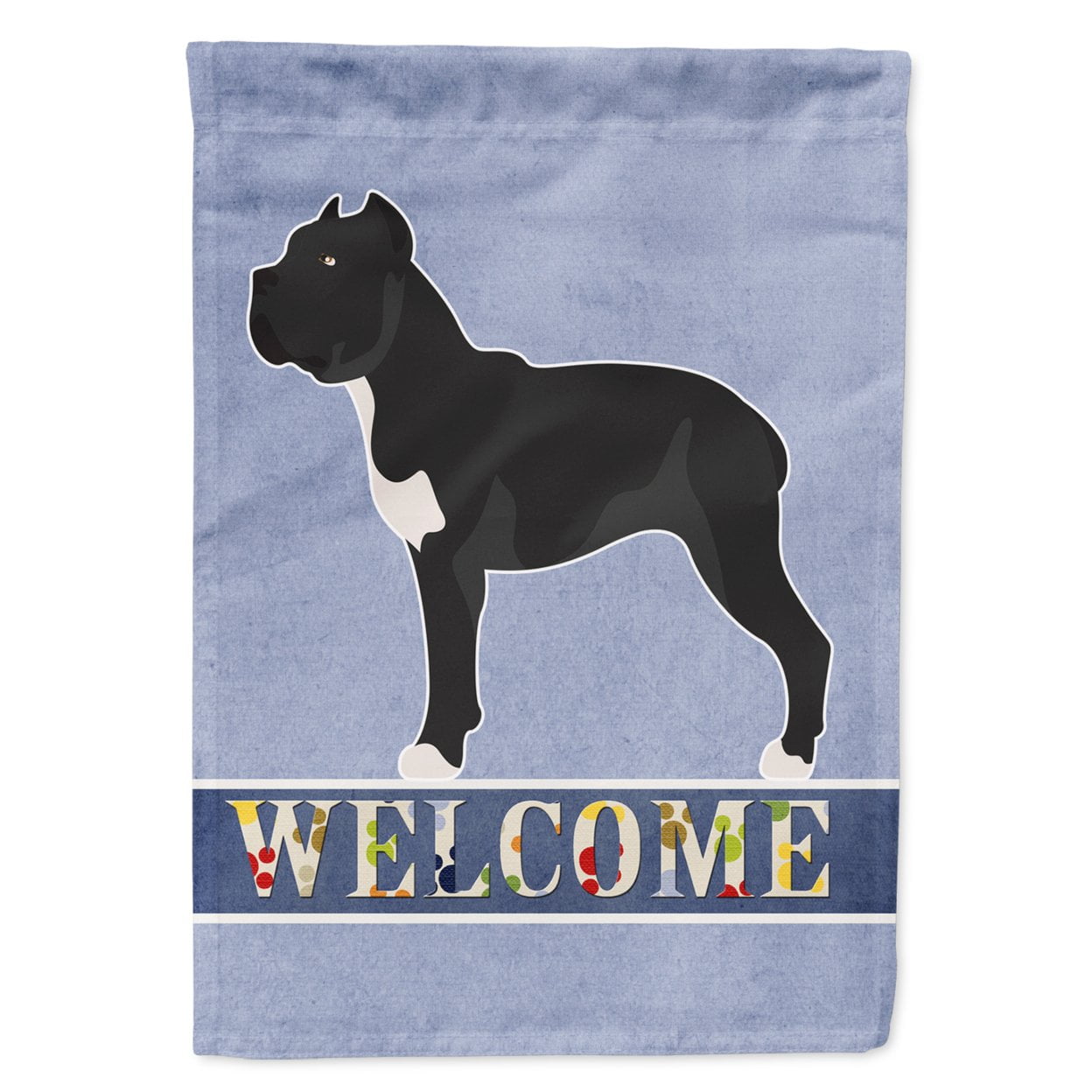 Cane Corso Welcome Flag Garden Size