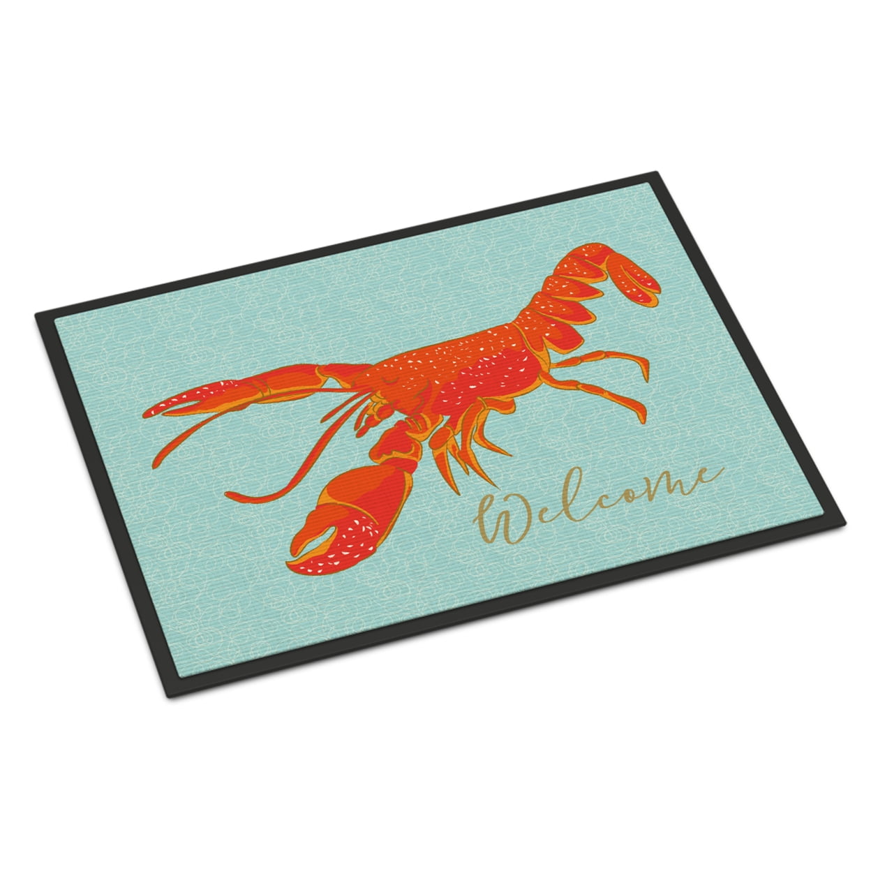 Lobster Welcome Indoor Or Outdoor Mat - Multicolored - 24 x 36 in.