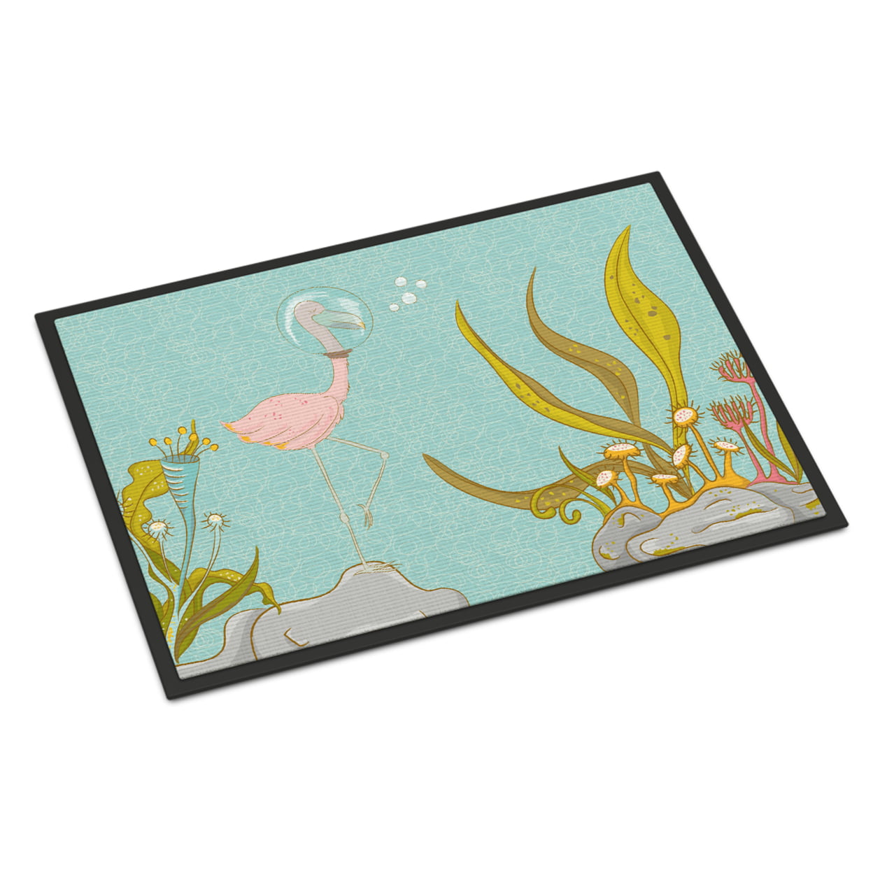Flamingo Underwater No. 2 Indoor Or Outdoor Mat - 24 x 36 in.