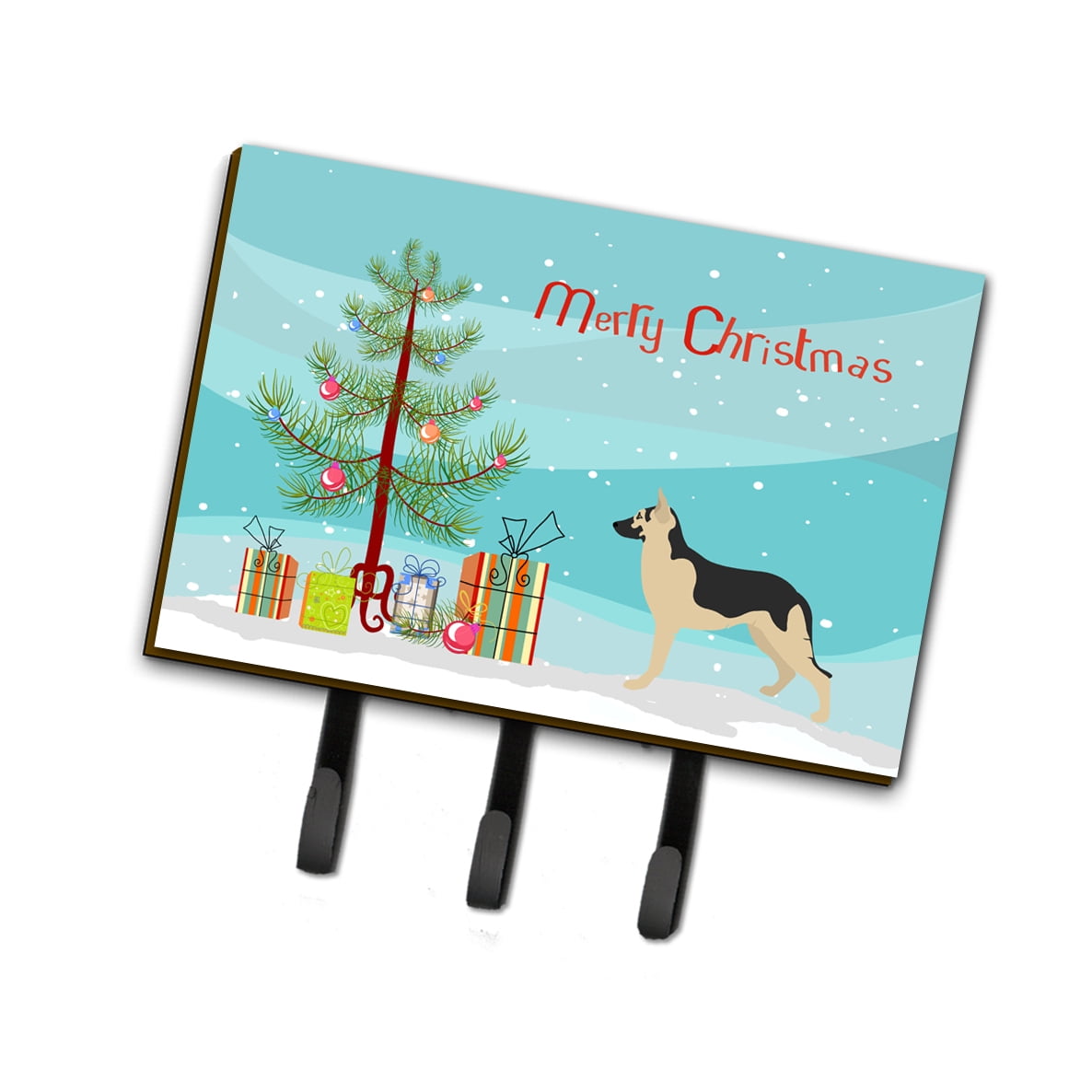 BB8492TH68 German Shepherd Christmas Leash Or Key Holder