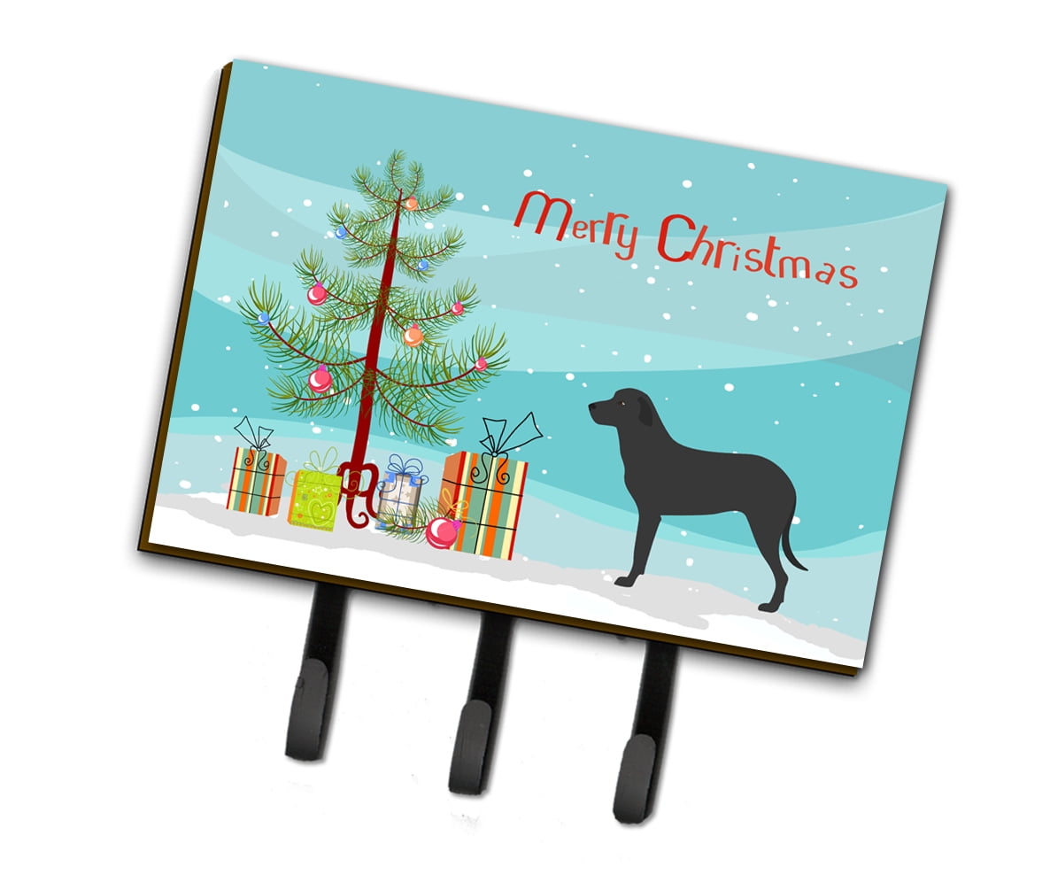 Picture of Carolines Treasures BB8508TH68 Majorca Shepherd Dog Christmas Leash Or Key Holder