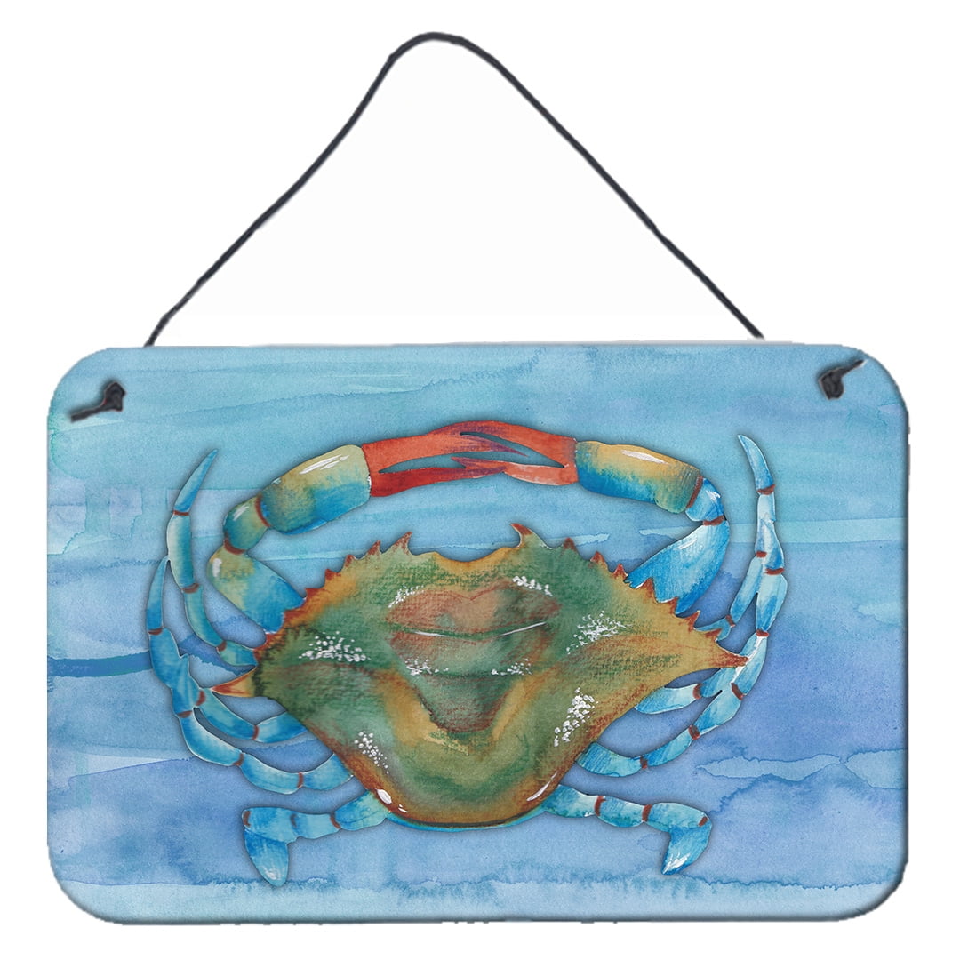 BB8527DS812 Blue Crab Wall Or Door Hanging Prints