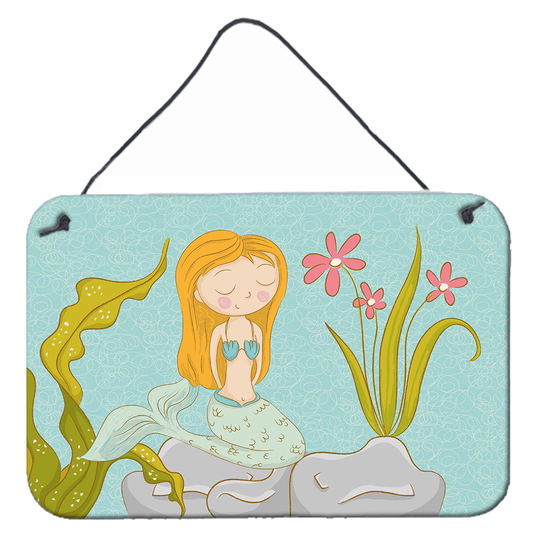 BB8539DS812 Mermaid Underwater Scene Wall Or Door Hanging Prints