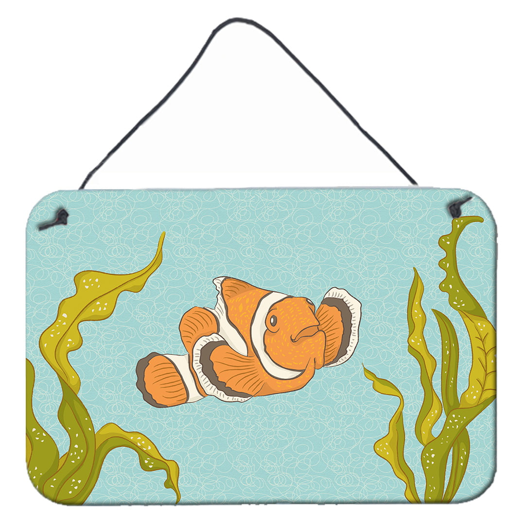 Picture of Carolines Treasures BB8543DS812 Clown Fish Wall Or Door Hanging Prints
