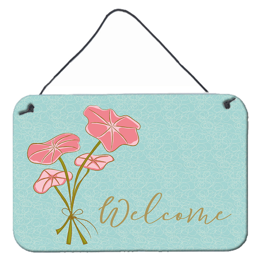 Picture of Carolines Treasures BB8554DS812 Bunch Of Flowers Welcome Wall Or Door Hanging Prints