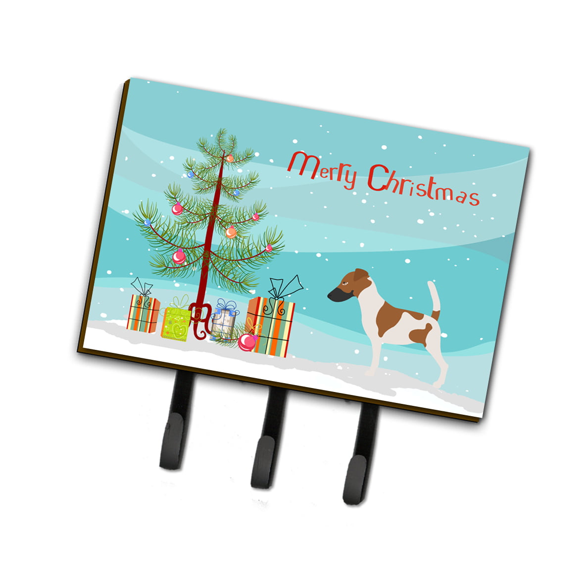 BB8441TH68 Smooth Fox Terrier Christmas Leash Or Key Holder