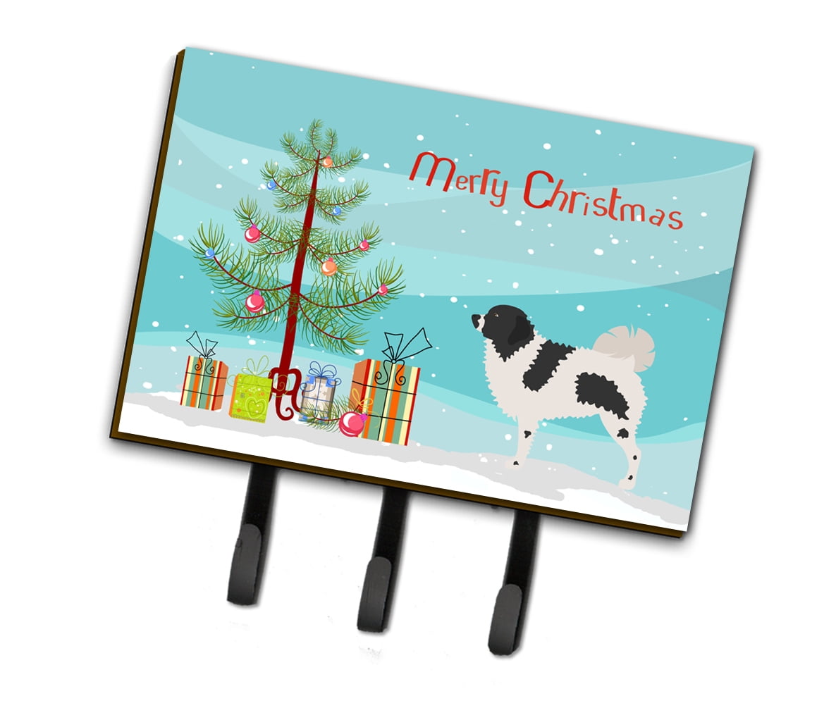Picture of Carolines Treasures BB8444TH68 Wetterhoun Frisian Water Dog Christmas Leash Or Key Holder