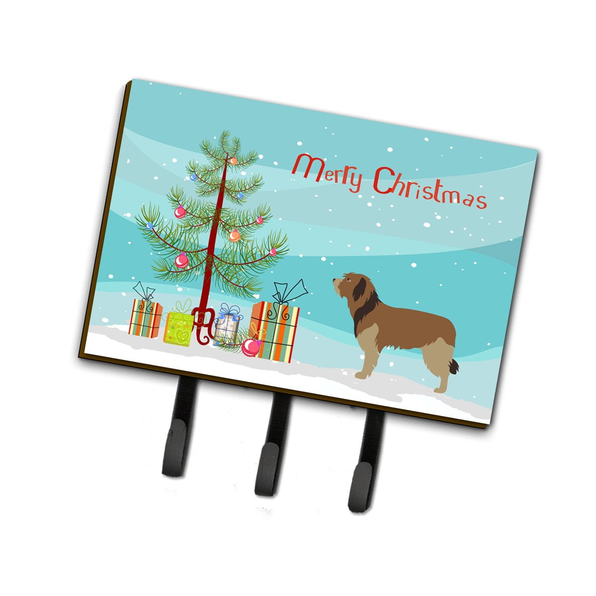 BB8457TH68 Catalan Sheepdog Christmas Leash Or Key Holder