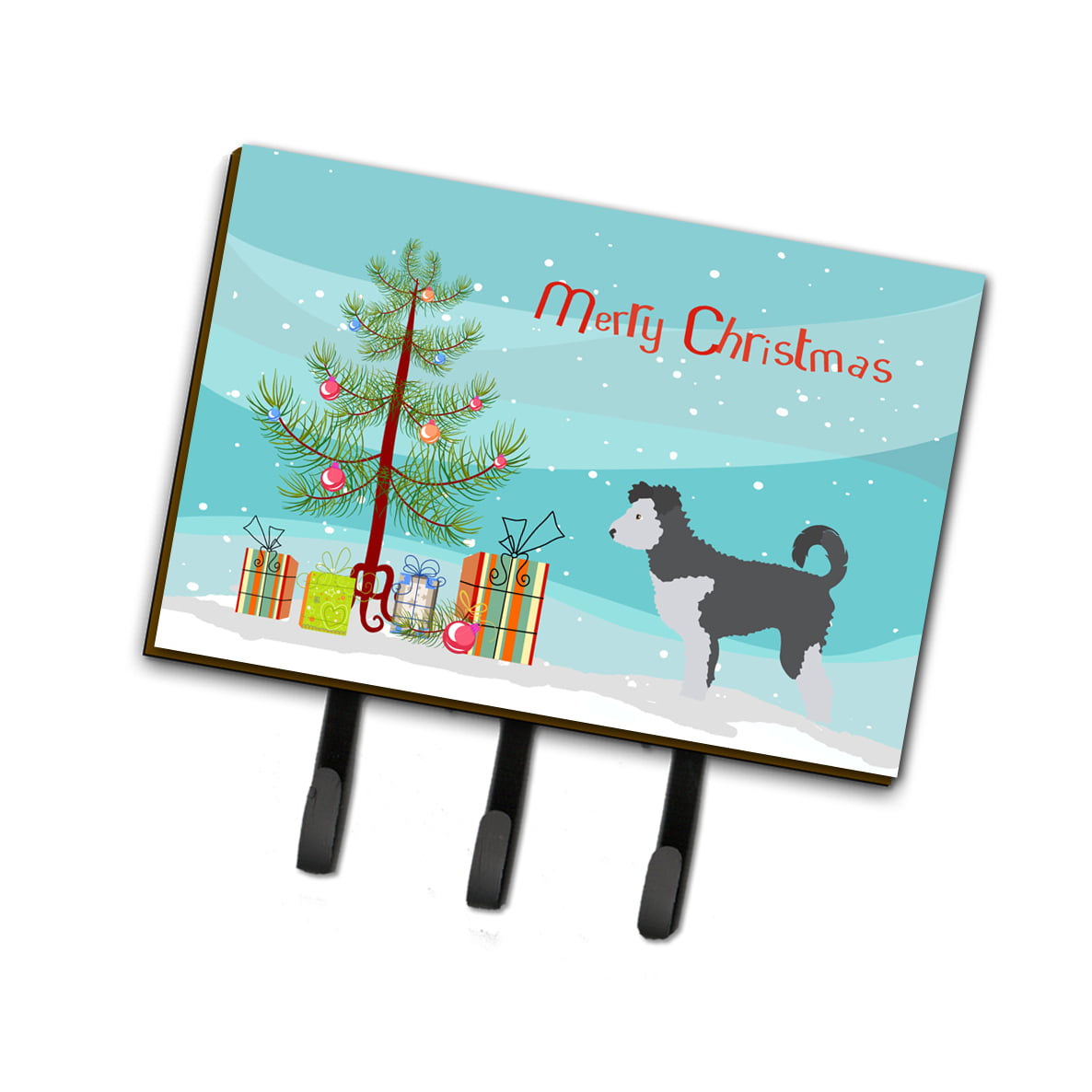 BB8459TH68 Pumi Christmas Leash Or Key Holder