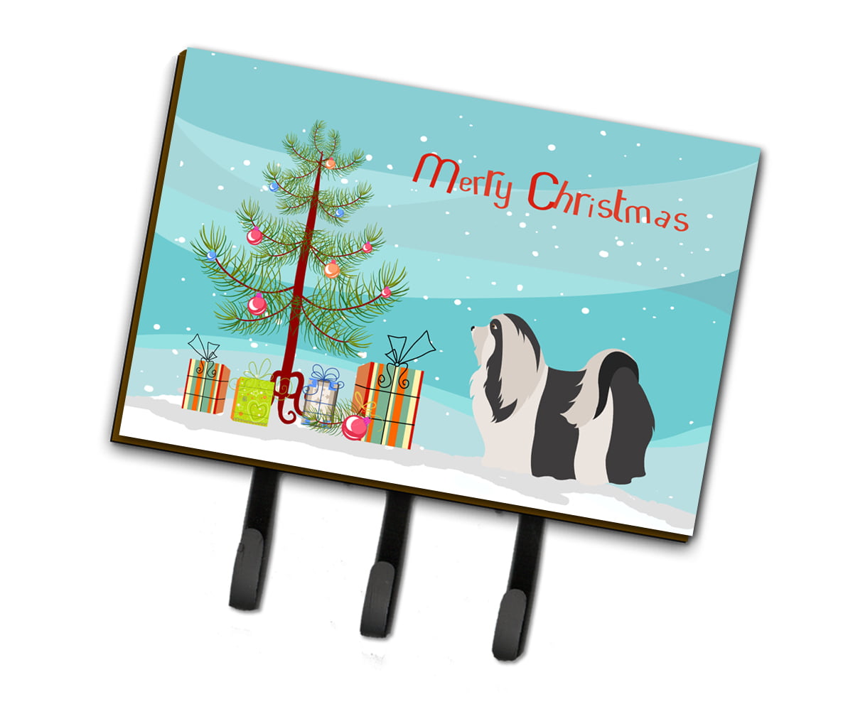 Picture of Carolines Treasures BB8476TH68 Havanese Christmas Leash Or Key Holder