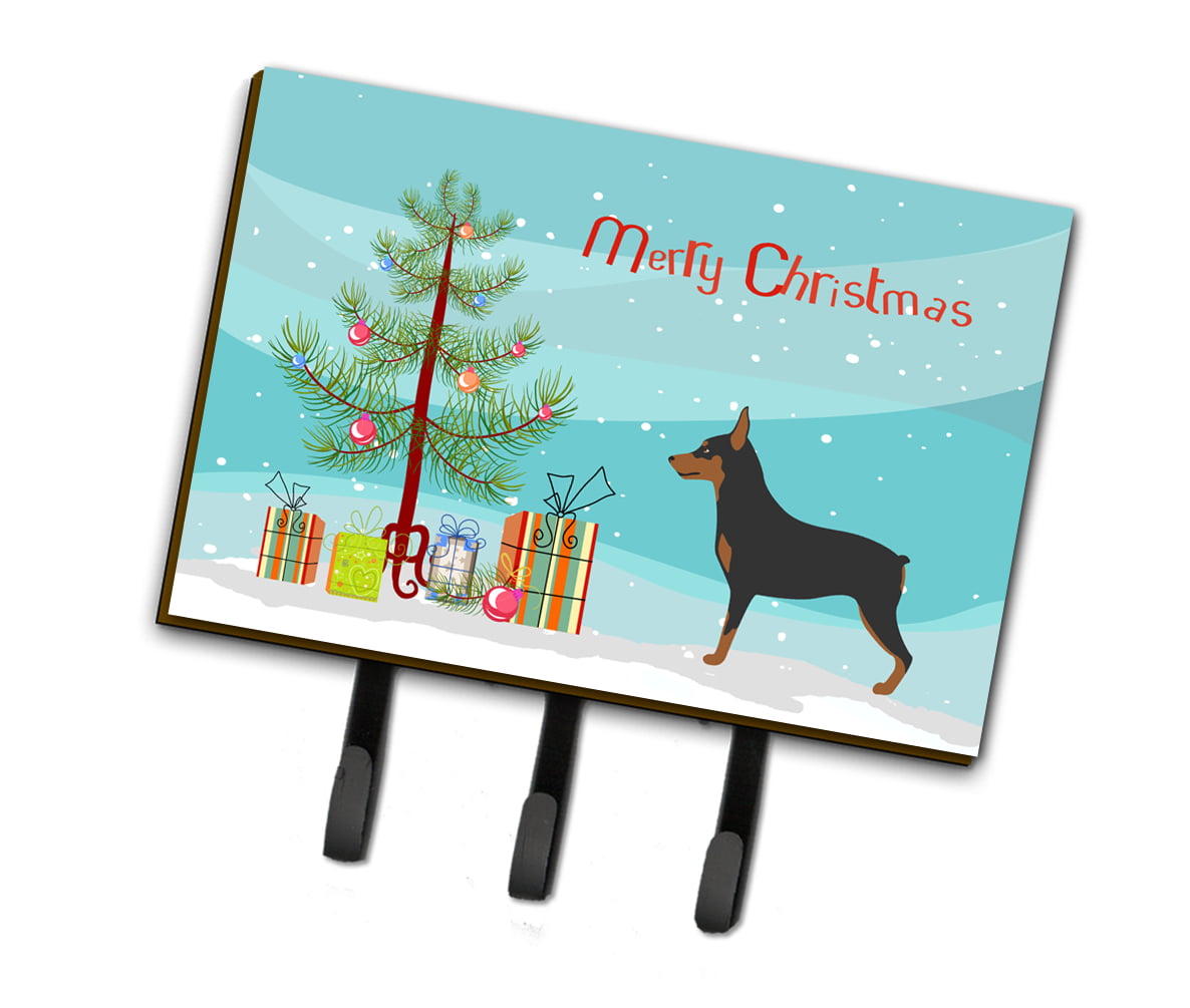 Miniature Pinscher Christmas Leash Or Key Holder