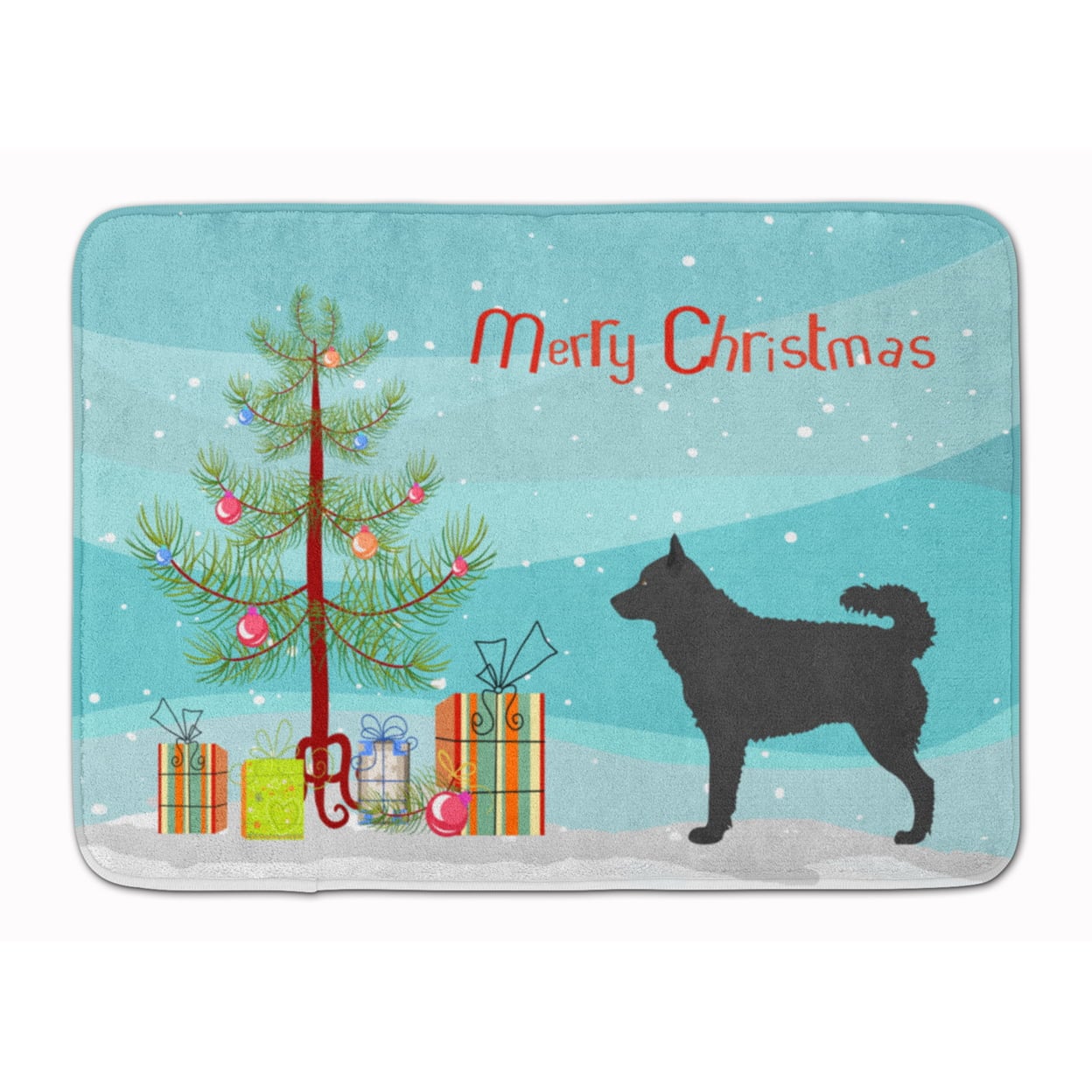 BB8498RUG Mudi Christmas Machine Washable Memory Foam Mat