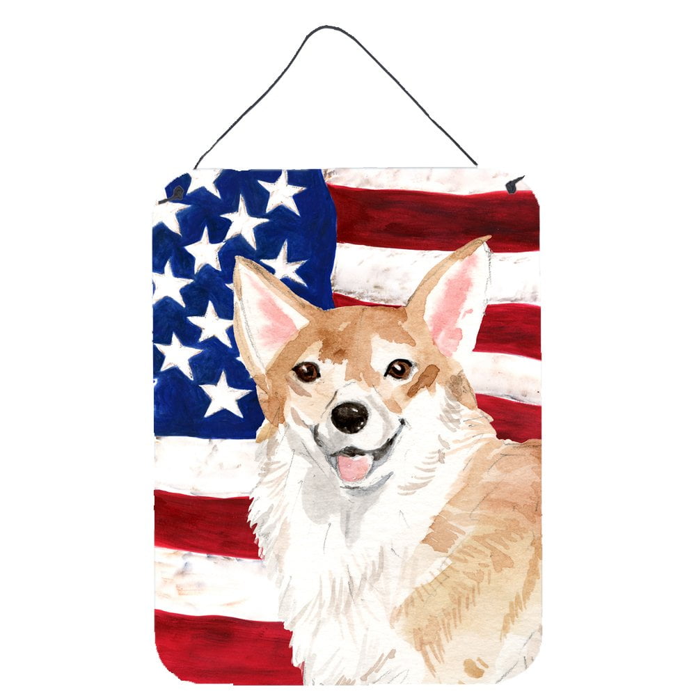 Corgi Patriotic Wall or Door Hanging Prints