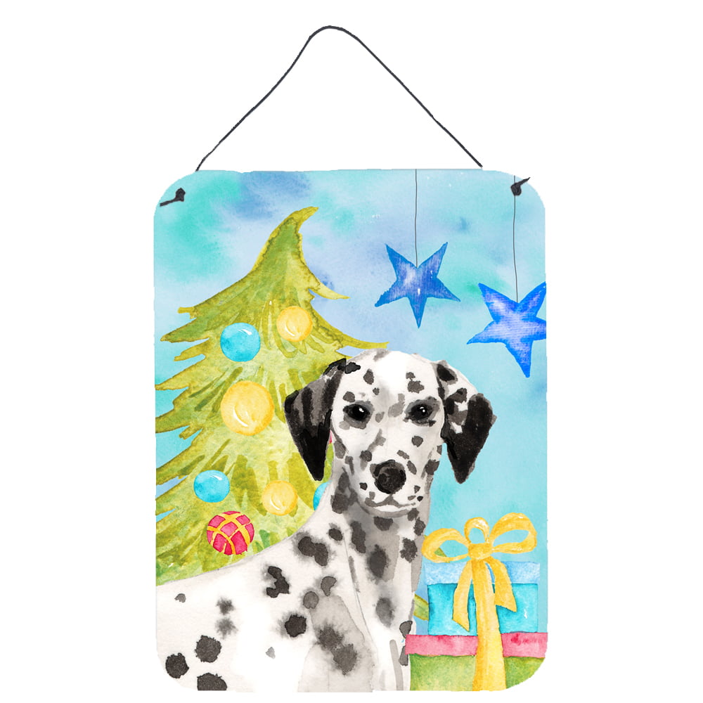 Picture of Carolines Treasures BB9415DS1216 Dalmatian Christmas Wall or Door Hanging Prints