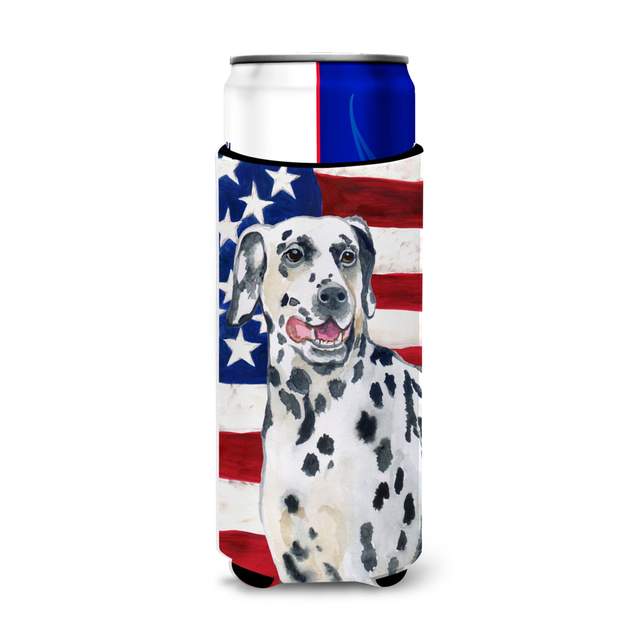 Dalmatian Patriotic Michelob Ultra Hugger for Slim Cans
