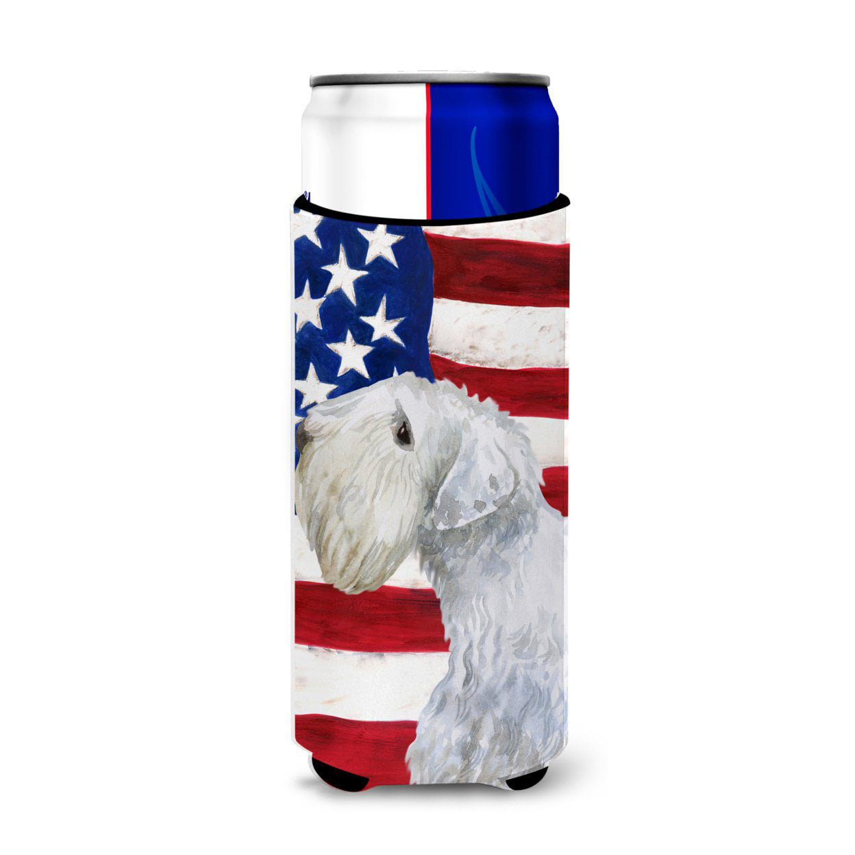 Sealyham Terrier Patriotic Michelob Ultra Hugger for Slim Cans