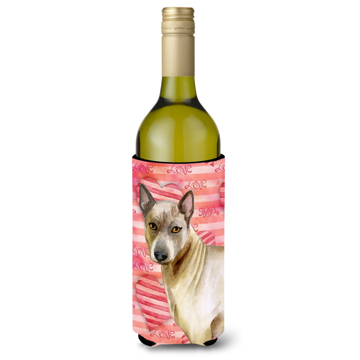 Thai Ridgeback Love Wine Bottle Beverge Insulator Hugger