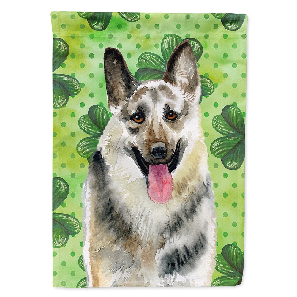 East-European Shepherd Saint Patricks Flag Canvas - House Size
