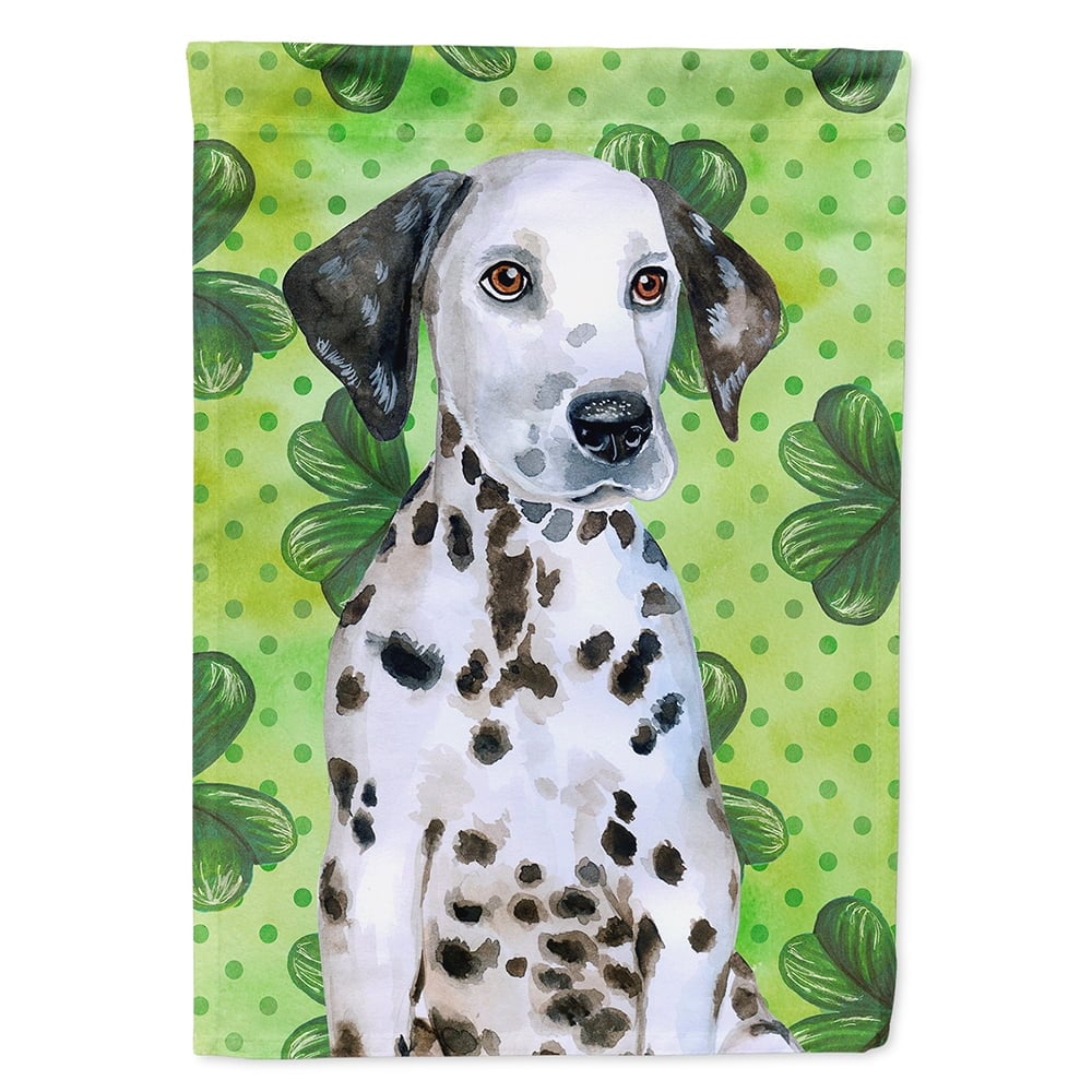 Dalmatian Puppy Saint Patricks Flag Canvas - House Size