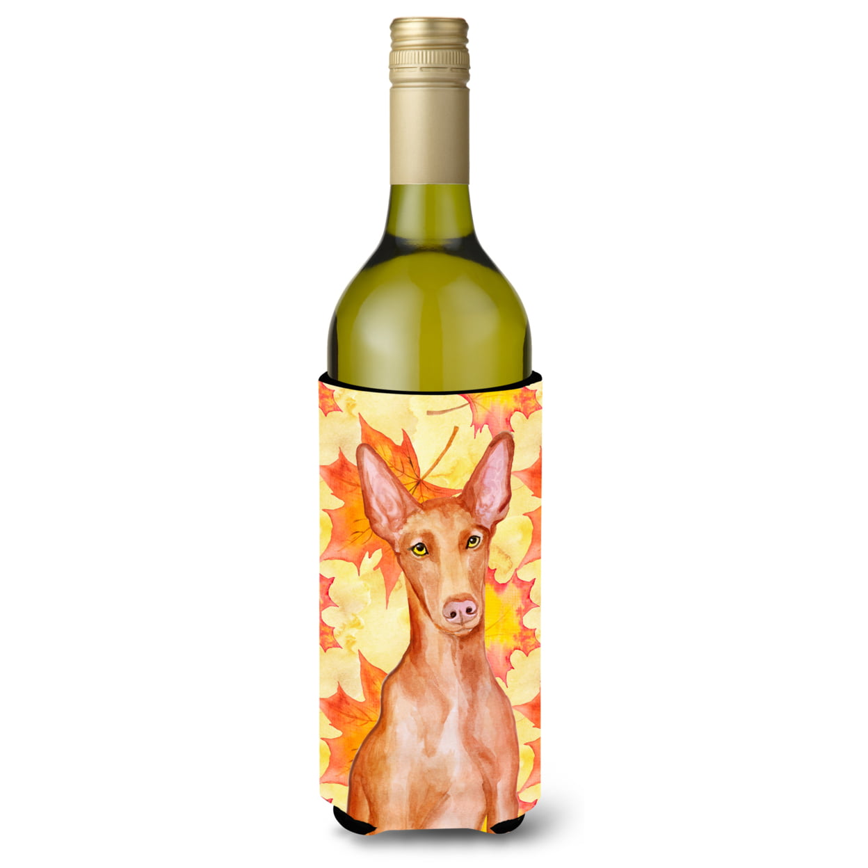 Pharaoh Hound Fall Wine Bottle Beverge Insulator Hugger